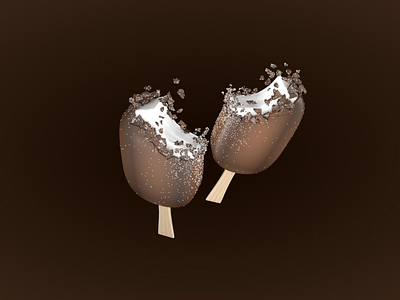 Ice Cream 3D Design by Cinema 4D
