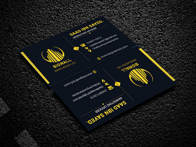 Business Card (Practice 1) logo card design busines card business