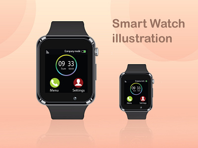 Smart Watch illustraiton (Practice V1)
