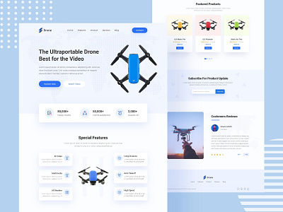 Drone - Product Landing Page