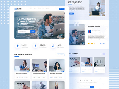 Online Education Landing Page