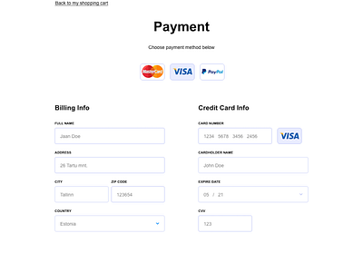 Payment Checkout