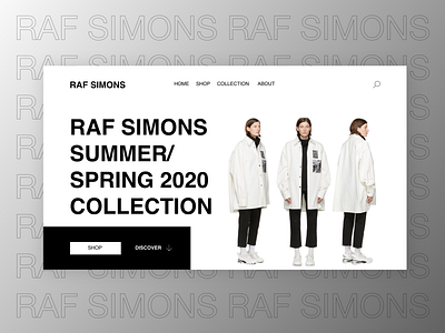 RAF SIMONS - Concept