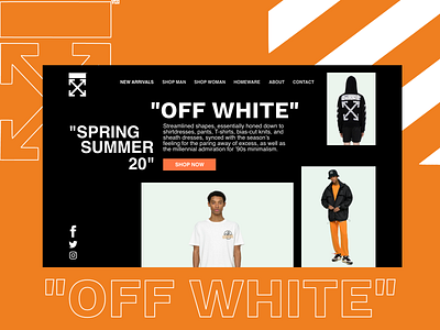 "OFF-WHITE" V2 adobe xd aesthetic app clean color design flat gradient interaction ui userinterface ux webdesign