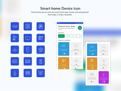 Smart home devices icon