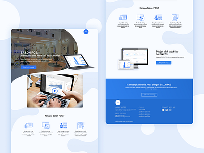 Salon POS Landing Page