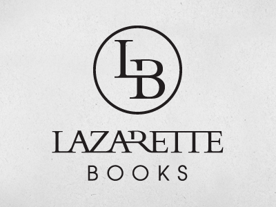 Dribbblw Lb Logo logo identity books publisher classic typography font circ...