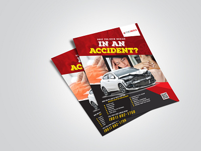 IN AN ACCIDENT FLYER DESIGN accident flyer artwork brochure business flyer design flyer