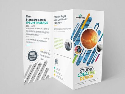 TRI-FOLD DESIGN branding brochure brochure template company brochure design flyer design illustration trifold