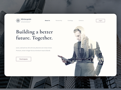 Landing page for construction company design landing page landingpage landingpagedesign ui ui design ux web web design website website concept website design