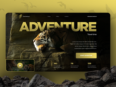 Travel Agency landing page