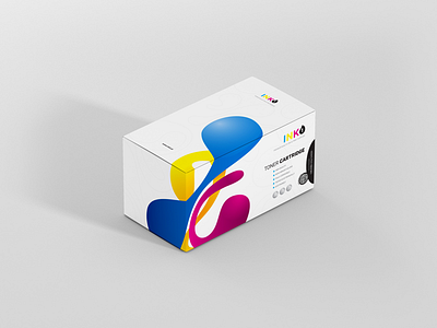 Product Box Design for Ink1 colours design designer experience mockup printer printing product design product designer tober cartridge ux