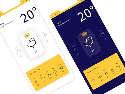 Weather Splash android app design mobile ui weather app