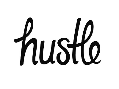 hustle hand lettering lettering