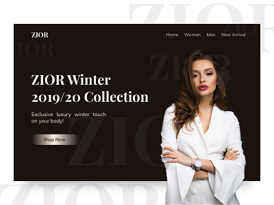Online Fashion Shop design development marketing typography ui ux web