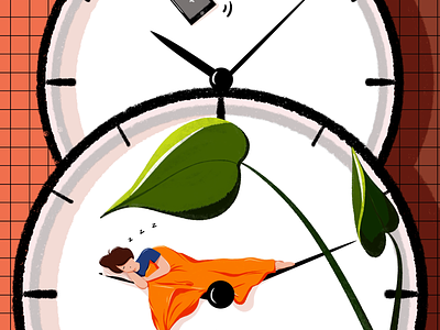 Time5 illustration procreate