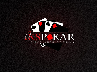 KS Poker logo designer logo mock up photography photoshop art unique design