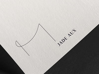 Jade Aux Brand Identity: Logo branding design graphic design logo mockup mockup psd mockups photoshop