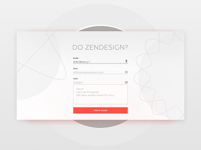 ZENdo | form & call-to-action