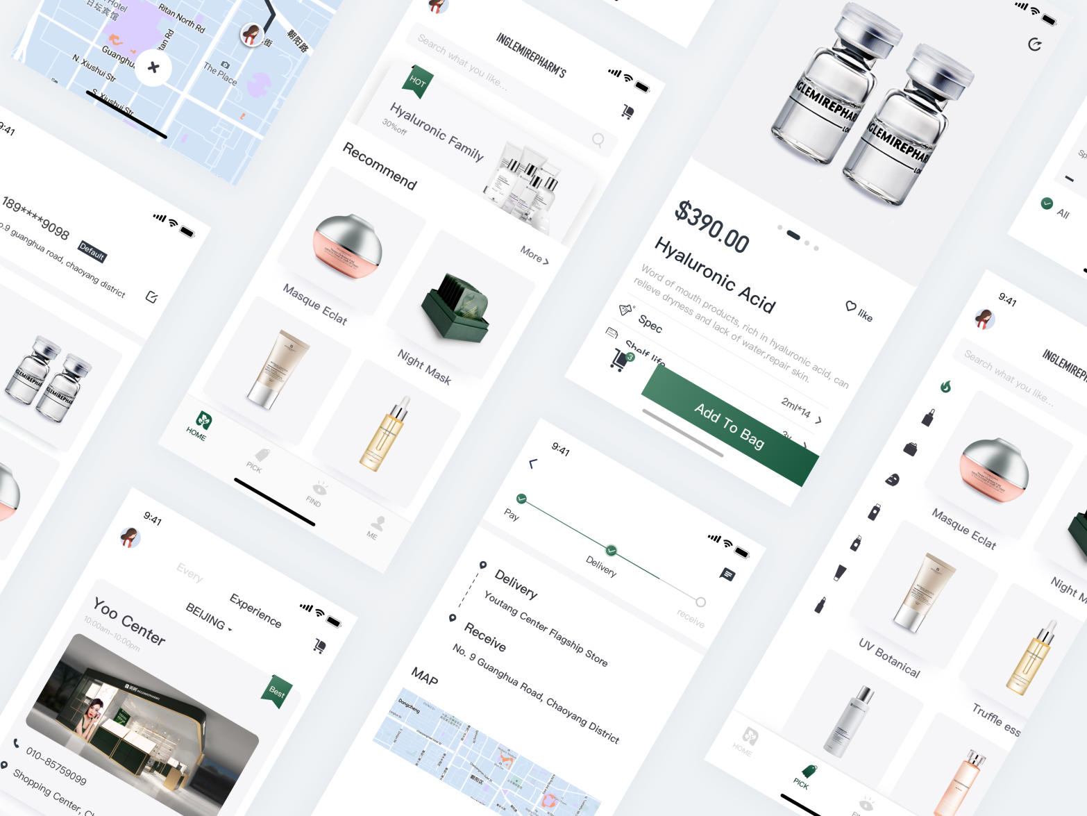 Skin Care Products Store APP by Miyon on Dribbble