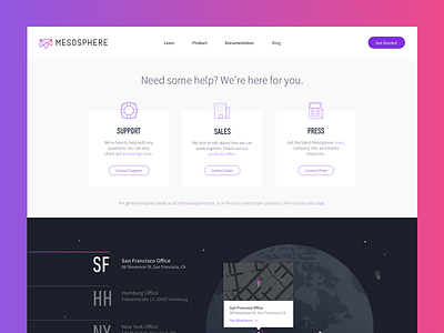 Mesosphere Contact Page