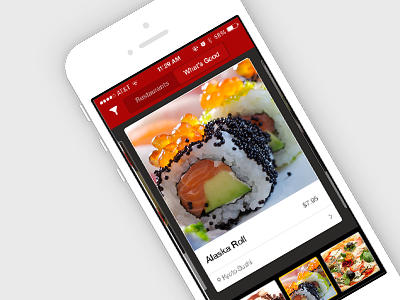 EAT24 app debuts food iphone mobile sushi trending ui ux