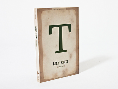 Tarzan Book Cover Redesign book cover print redesign tarzan