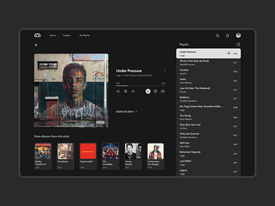 Music player app application darktheme design flat lighttheme minimal music player music player app music player ui player playlist ui ux