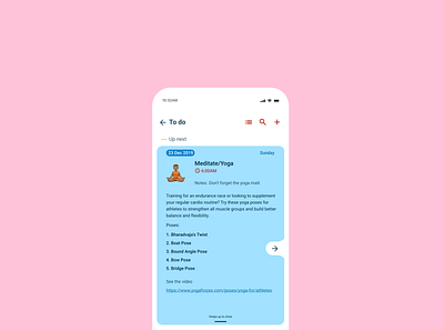 Planner app design flat interaction design minimal mobile app design task todo ui ux yoga