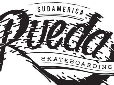 Rueda illustration jkr joka joker skateboarding sketch tipography vectors