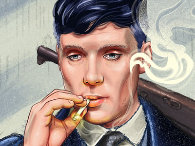 Peaky Blinders designs digital film illustration jkr photoshop posters series