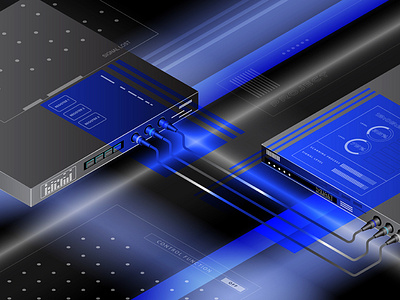 Central microprocessor for server device.