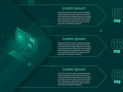 sometric web banner Data Analysis and Statistics concept.