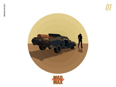 Mad-Max Fury Road car design film flatdesign illustration logo madmax movie poster poster art poster design posters vector vector art vector artwork vector illustration vectors