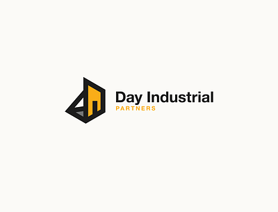 Day Industrial Parnters Logo branding construction design development logo vector