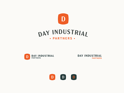 Day Industrial Partners Logo branding construction icon logo vector