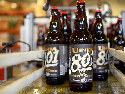 801 Coffee Pilsner 801 beer coffee label packaging