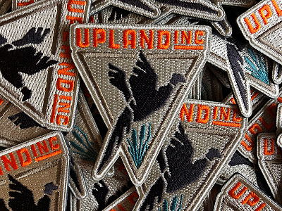 Upland Inc Patch bird branding hunting logo patch pheasant