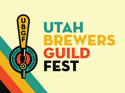 UBGF Branding beer beer festival brand identity branding festival identity design logo tap handle
