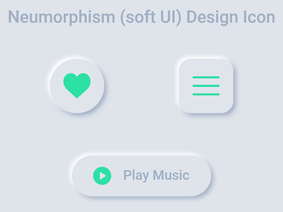 Neumorphism (Soft UI) in User interface design