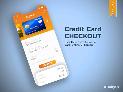 Credit Card Checkout branding casestudy of mobile app checkout checkout screen ui checkout screen ui dailyui graphic design india mobile mobile app mobile uiux product design ui ui design uiux ux trends