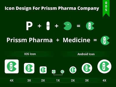 Icon Design For Prissm Pharma Company