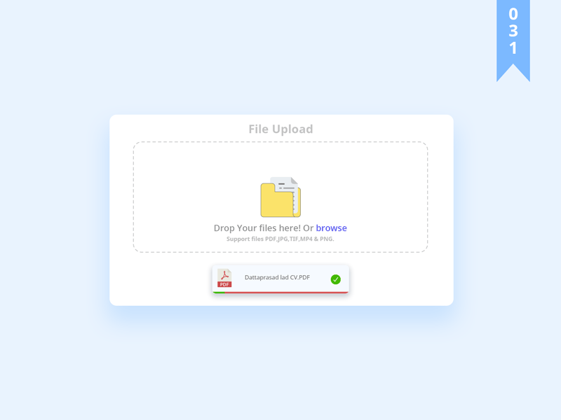 file upload animation - dattaprasad lad by Dattaprasad Lad on Dribbble
