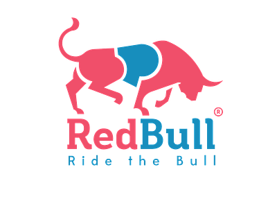 RedBull logo Redesign bull drink energy logo logos red redbull
