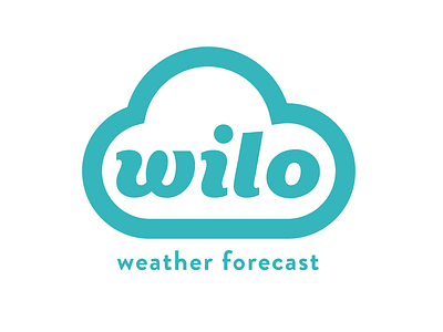 Wilo logo (What It's Like Out) forecast icon logo teal weather
