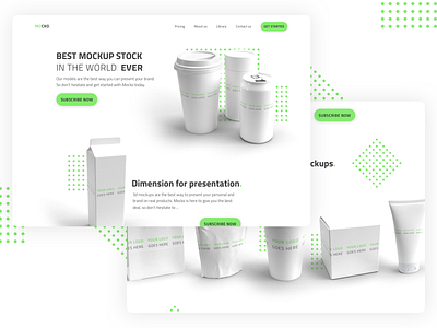 Mocko. - Landing page concept