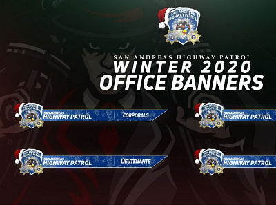 SAHP 2020 Winter Office Banners