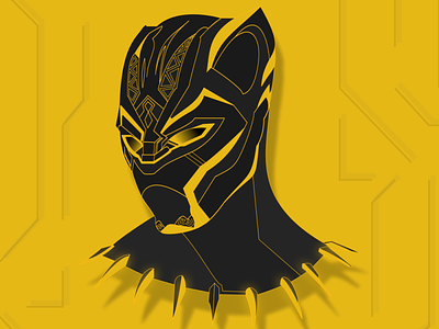 Black Panther avenger blackpanther character art comic comics design figma illustration marvel vector vector art