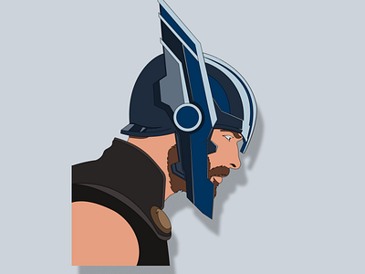 Thor avenger character comic comics design figma illustration marvel thor vector vector art