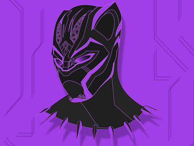 Black Panther avenger black panther character character art comic comics design figma illustration marvel vector vector art wakanda